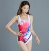 65562# Kvinnor Badkläder Sexigt brev Skriv ut Swimsuit Charmig Bikini Beach Wear Olika färgstilar