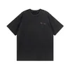 Erkekler T-Shirt 2023 Moda Tasarımı Balencaigaity T-Shirts Womentop Pamuk Kırışıklık Kanıtı Baskılı Mektup Gündelik Çift Giyim 03-0015