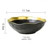 Plates Nordic Style Phnom Penh Ceramic Tableware Western Dish Household Noodle Soup Bowl Large Fruit Salad Dinner