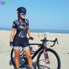 Racing Sets Women's Short-Sleeved Cycling Jumpsuit Summer Clothes 2023