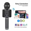 Microfones sem fio Bluetooth Karaokê Microfone Microphone Mic Audio para crianças Musical Stage Toy Music Singing Speaker