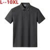 Herenpolo's plus maat 8xl 6xl 5xl 4xl man polo shirt heren casual borduurwerk katoen mannen korte mouw hoge hoeveelheid