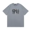 Männer T-shirt 2023 Mode Design Balencaigaity T-shirts Womentop Baumwolle Falten Beweis Gedruckt Brief Casual Paar Kleidung 01-0010