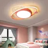 Потолочные светильники планета Dimmable светодиод для спальни детская детская детская детская лампа детская лампа Light Fixturelinging