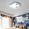 Plafondlampen eenvoudige LED -lampen voor woonslaapkamerstudie kinderkamer vliegtuig kroonluchter moderne woning indoor decor verlichting armaturen
