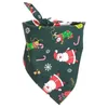 Hundekleidung 65 45 cm Weihnachtskatze Bandanas Schal Verstellbarer Kinder/Baby Hunde Katzen Labber dreieckige Bogen Ties Haustier -Pflegezubehör