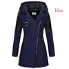 Womens Wool Blends Vintage L￣ casaco Slim Trench Caats Lady Collar Capuz Peacoat Winter Wover Coat Jackets Outwear Outwear