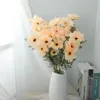 装飾的な花の花輪シミュレーションヒマワリの結婚式の花のアレンジメントdiy el home Vase Decoration PO Props Materialsecorative