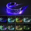 Party Decoratie Lumineuze bril LED BRACKET 7 kleuren bril Fashion Music Bar KTV Valentijnskleurige decor Glow SupplyParty