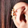 Backs Earrings Vintage Gold/Silver Plated Climbing Little Person For Women No Piercing Clip Earring Punk Fashion Jewelry Party Gift
