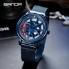 Montres-bracelets Cool Hollow Watch Hommes Cadran Rotatif Creative Hommes Montres Aimant Fermoir Quartz Montre-Bracelet Mâle Horloge Cadeaux Relogio Masculino