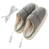 Tapijten Verwarmde slippers Elektrische USB Voet Warmer Boots Slipperlaars voor mannen en vrouwen Wintergeschenken Kerstcadeau