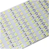 Led Bar Lights Double Row 1M Dc 12V 144Pcs X Smd 5630 5730 Rigid Strip 100Cm Cabinet Light White 50M/Lot Drop Delivery Lighting Holid Dhyhx