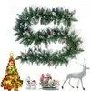 Dekoracje świąteczne Jakość 2.7m sztuczna zielona girlanda wieniec na przyjęcie domowe dekoracja sosna drzewo rattan wiszące ornament