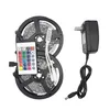 Strisce LED Rgb Strip Light 5050 5M 10M Ip20 LED Nastro nastro flessibile Mini controller Ir Set di adattatori DC12V Luci di consegna a goccia Ligh Dhcsh