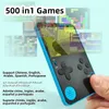 Portable Game Players Data Frog draagbare ultra dunne 6,5 mm handheld game spelers ingebouwde 500 FC Games mini retro gaming console speelbaar in het vliegtuig 230206