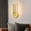 Wandlampe nordische LED -Innenlampen 330 ﾰ Drehung einstellbarer Schalter Schalterleuchte Leuchte Flur Innenbeleuchtung