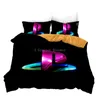Sängkläder sätter 2023 PlayStation Geometry 3D Set Game Däcke Cover For Boys Gifts Pudowcase King Double Bed Linens