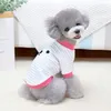 Hundebekleidung Gestreifte Haustierkleidung für Hunde Haustiere Kleidung Herbst Winter Chihuahua Welpe Ropa Perro Shirt