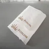 Zestaw białego ręcznika do kąpieli czysty bawełniany haft logo król Królowa księżna Princess łazienka prysznic dom