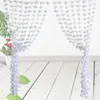 Gordijngordijnen 1 stc witte doek bloem achtergrond muur hanger lay -out voor bruiloftsfeestdecoratie