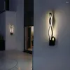 Lampada da parete 16w Led Moderna Minimalista Forma ondulata Luci da comodino per camera da letto a parete per decorazioni per la casa