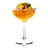 Wine Glasses 4PCS 260ML Coupe Cocktail Glass Martini Crystal Set Of 4