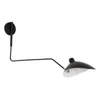 Wandlamp SCONCE Lichten Lange arm IJzeren Mount Verstelbare zwarte industriële stijl Swing Light voor gang Home