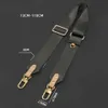 Large wide strap canvas nylon strap luxury designer shoulder bag belt replacement with genuine leather handbag parts accessory 211287l