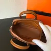 Mini Bolide 1923 Sacs à bandoulière Evercolor Cuir de vachette Matériel argenté Lady Top Handle Bowling Sac à bandoulière 9 couleurs avec sangles/Sac à poussière/cheval/soie