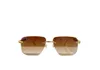 Damen-Sonnenbrille für Damen und Herren, Sonnenbrille für Herren, modischer Stil, schützt die Augen, UV400-Linse, mit zufälliger Box und Etui 0360