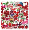 50 stcs 100 stcs Cherry Graffiti Stickers voor skateboardauto baby helm potlood kas dagelijkse telefoon laptop planner decor boek album Kids Toys Diy Decals