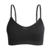 Camisoles Débardeurs Mode Femme Couleurs Unies Sans Couture Ajustable Sport Élastique Respirant Sans Fil Débardeur Maillot de Corps Soutien-Gorge Lingerie