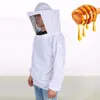 T-shirts unisexes pour hommes, respirant, Transparent, à capuche, costume d'apiculture, manteau de protection contre les insectes, chapeau spécial, équipement vestimentaire