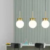 Kolye lambaları Modern Yaratıcı Cam Işıklar Basit İskandinav Parlatıcı Tavan Yatak Odası Tasarım Süspansiyon Işık Fikstürlü