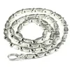 Chains Vintage Genuine 925 Sterling Silver Swimming Fish Necklace For Men And Women Sweater Chain Necklaces Unique Jewelry