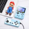 Portable Macaron Handheld Double Players Game Console Player Retro Video Can Store 500 In 1 Games 8 Bit 3.0 Inch Colorful LCD Cradle With Controller DHL