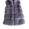 Women's Fur Fashion Faux Vest Coat Women Casual Street Wear Jacket Waistcoat Plus Size 3XL Sleeveless Teddy Feamle Y888
