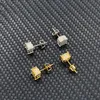 Pasó la prueba de diamantes Unisex Moda Hombres Mujeres Pendientes Plata de ley 925 Chapado en oro Bling Moissanite Studs Pendientes Bonito regalo