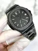 Designer horloges Fibre Carbon Watch 40 mm diameter met automatische geïntegreerde beweging Saffier kristalglasspiegel is