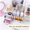 مربعات التخزين WG 3PCS/مجموعة منظم Kawaii Deskpot Makeup Box Container Deving Decor