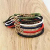 Link armbanden keten Tibetaanse boeddhistische geluks touwbanden mannen loyaliteit mode handgemaakte knopen verstelbare armband vrouwen charme pols jood