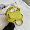Evening Bags Small Soft Top Handle Tote Cute Shoulder Crossbody For Women PU Leather Yellow Purses Designer Handbags 2023