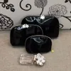 Mulheres Snowflake PU Makeup Case 3pcs Defina a vaidade da maquiagem de maquiagem de maquiagem de maquiagem de maquiagem Bolsa de higiene pessoal Bolsa Boutique253x