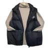 Vinter- och kvinnors varma solida färg ner Vest ärmlös jacka Klassisk fjädervästjacka Casual Warm Vest Coat Fluffy Parka