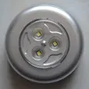 Nachtlichter, 3 LEDs, silberfarben, Schranklampe, batteriebetrieben, kabellos, Stick, Tap, Touch, Push, Sicherheit, Küche, Schlafzimmer, Licht, 1 Stück