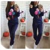 Macacões femininos Rompers Ice 2023 Autumn Winter Design Moda Set Set Tracksuit Ruoto de duas peças Roupa esportiva de moletom de moletom Sportshirt