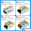 Lighting Transformers Ac110V 220V To Dc12V Power Supply Adapter 1A 3A 5A 8A 10A 15A 20A 25A 30A 40A 50A Led Strip Switch Driver Drop Dhdq1