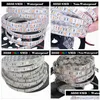 Tiras de LED High Birght 5m 5050 3528 5630 Luz quente Branco puro Verde RGB Flex￭vel Roll 300 LEDS 12V DRAPA DE DROP RIPBOL DROWOR DHG02