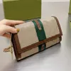 2022 5A 1961 long wallet purse Leather Zipper Pouch Card Slots Crossbody Bag jackie bamboo F7It# g ophidia chain bag241O